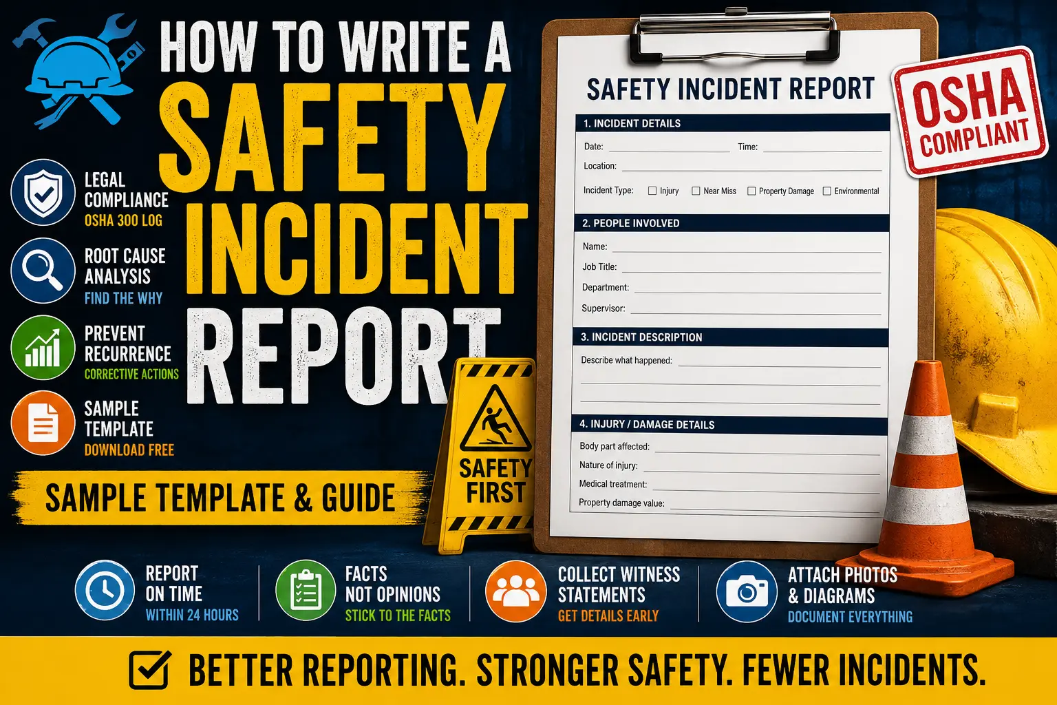 How to Write an Incident Report + Free Sample Template
